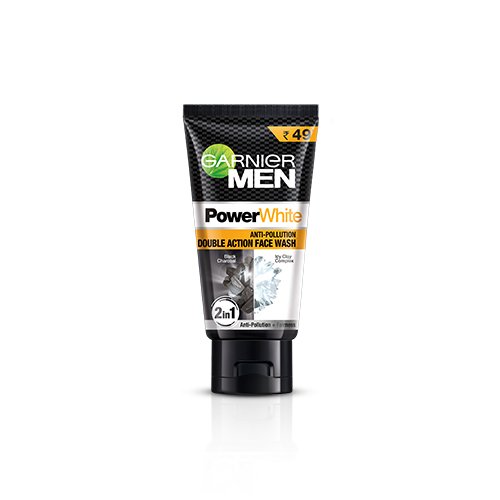 Garnier Men Power White Anti-Pollution Double Action Face Wash
